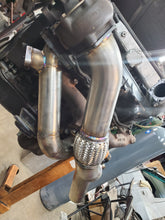 Load image into Gallery viewer, 3" downpipe for relocation manifolds and relocation pipes
